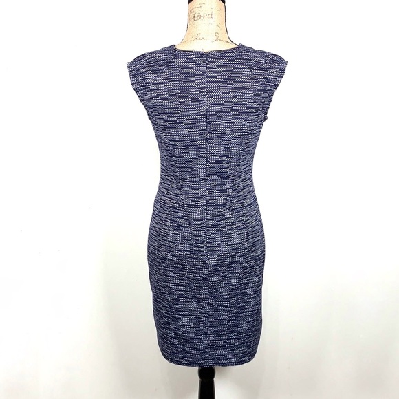 Ann Taylor Navy Sleeveless Sheath Dress - Picture 3 of 8